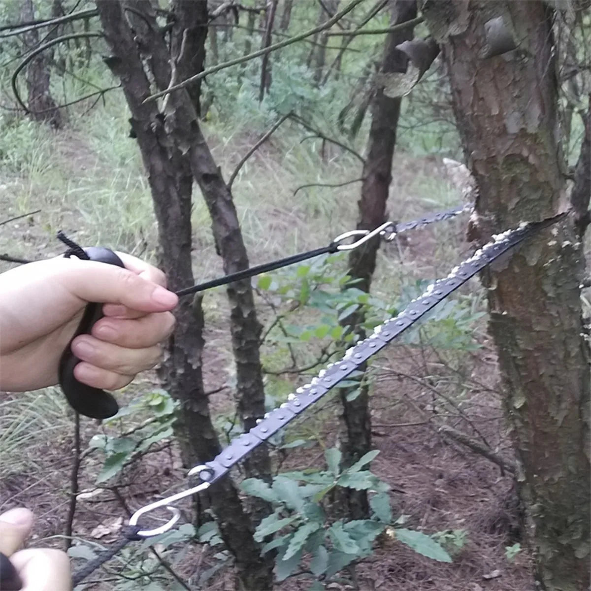 Outdoor Convenient Hand Zip, Saw Garden Logging Wire Saw, Camping EDC Survival Chain Saw Peaceful Pleasures Health and Wellness