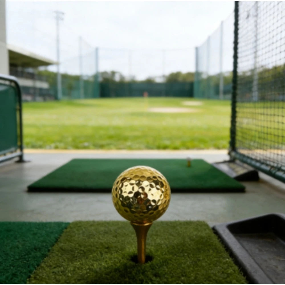 Luxury Gold Plated Golf Balls – Novelty Gift for Golfers