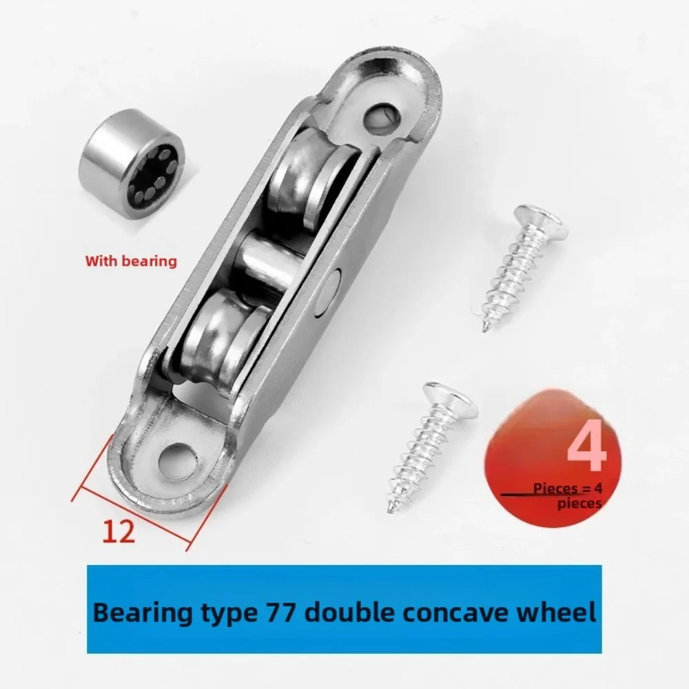 Stainless Steel Sliding Door Roller Pulley | Silent Track Runner