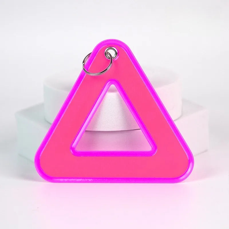 Triangle Reflective Safety Pendant for School Bags & Cycling