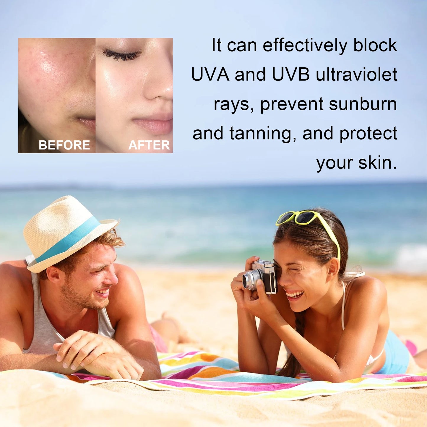 SPF 100+ Face & Body Sunscreen – Non-Greasy UVA/UVB Block