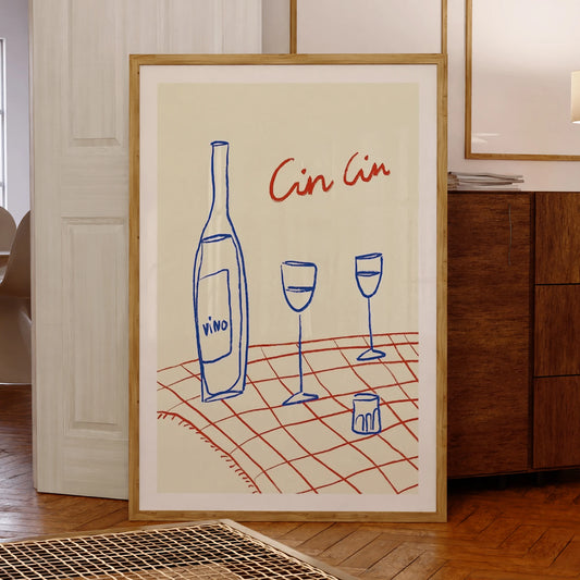 Wine Canvas Wall Art Print | Kitchen & Living Room Decor Canvas Wall Art Peaceful Pleasures Health and Wellness