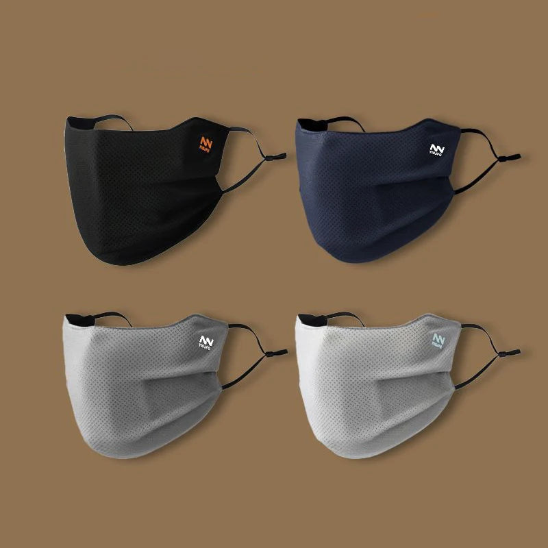 Men's UV Sun Protection Face Mask – Breathable, Reusable