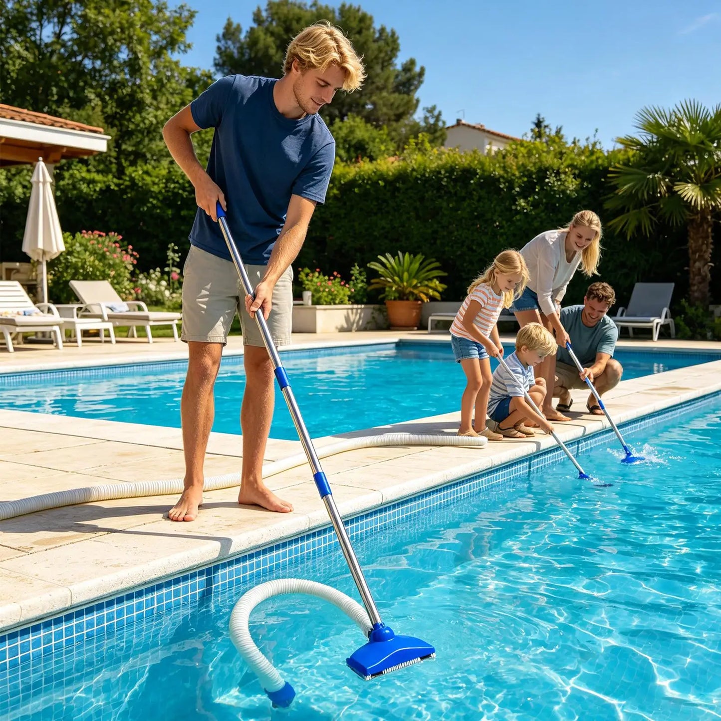 Handheld Pool Vacuum Suction Cleaner – Spa, Pond & Pool