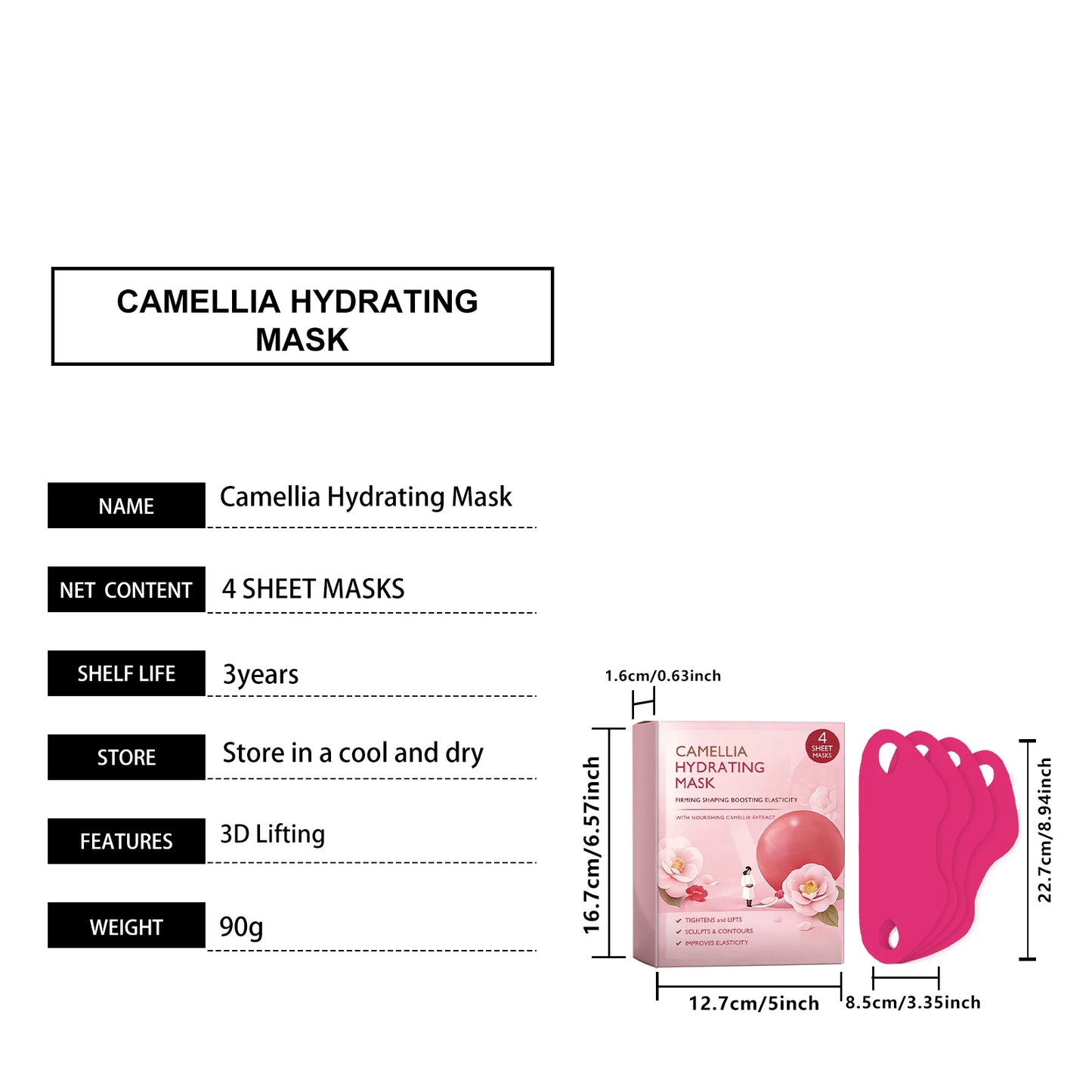 Facial Mask Double Chin Lifting Patches for Women Peaceful Pleasures Health and Wellness
