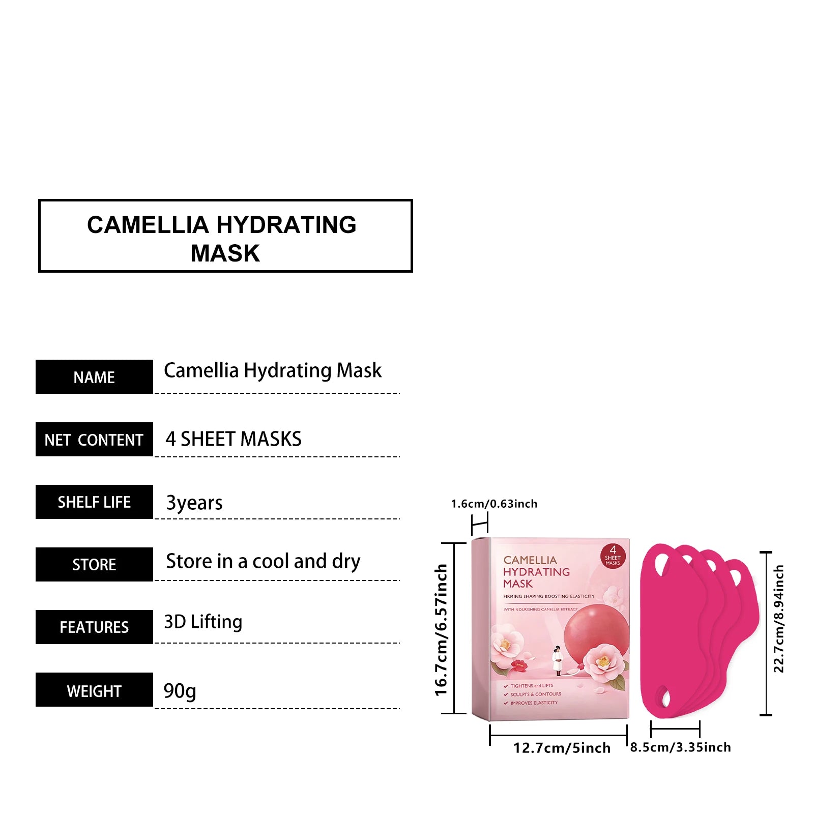 Facial Mask Double Chin Lifting Patches for Women Peaceful Pleasures Health and Wellness