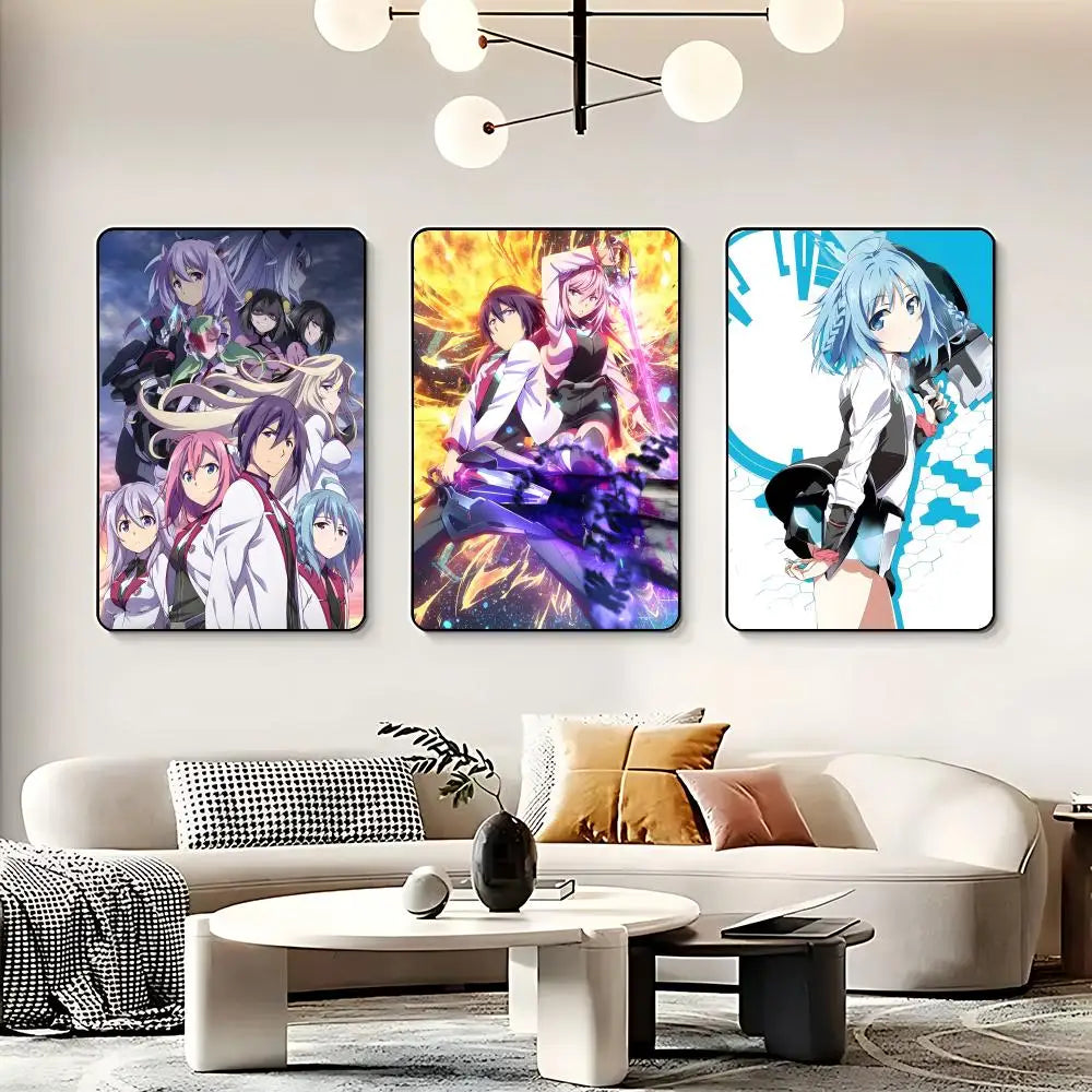 The Asterisk War Anime Poster – HD Self-Adhesive Wall Art Anime Wall Poster Peaceful Pleasures Health and Wellness