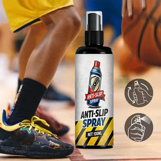 Basketball Shoe Grip Spray 100ml Footwear Traction Enhancer Non-Slip for Sneakers Boots Court Sports Volleyball Baseball Peaceful Pleasures Health and Wellness