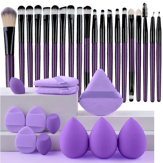 RUNTOIN 20PCS Makeup Brush Set – Soft Synthetic Bristles