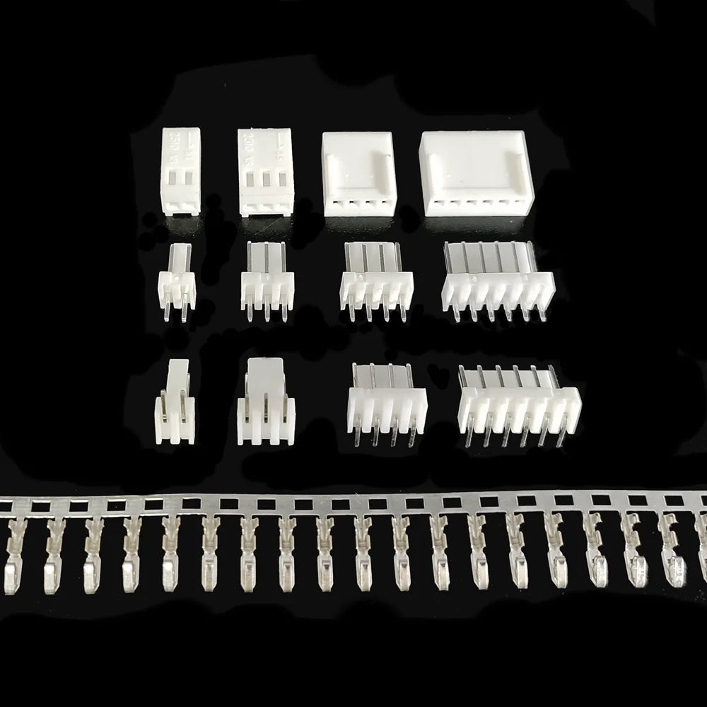 10Sets KF2510 Connector 2.54mm Straight / Curved Pin Header 2/3/4/5/6/7/8/9/10P ( Plug Male + Female + Terminal ) Kit Peaceful Pleasures Health and Wellness