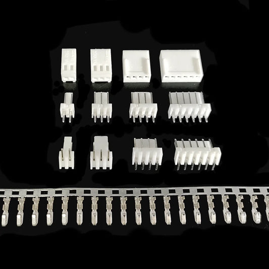 10Sets KF2510 Connector 2.54mm Straight / Curved Pin Header 2/3/4/5/6/7/8/9/10P ( Plug Male + Female + Terminal ) Kit Peaceful Pleasures Health and Wellness