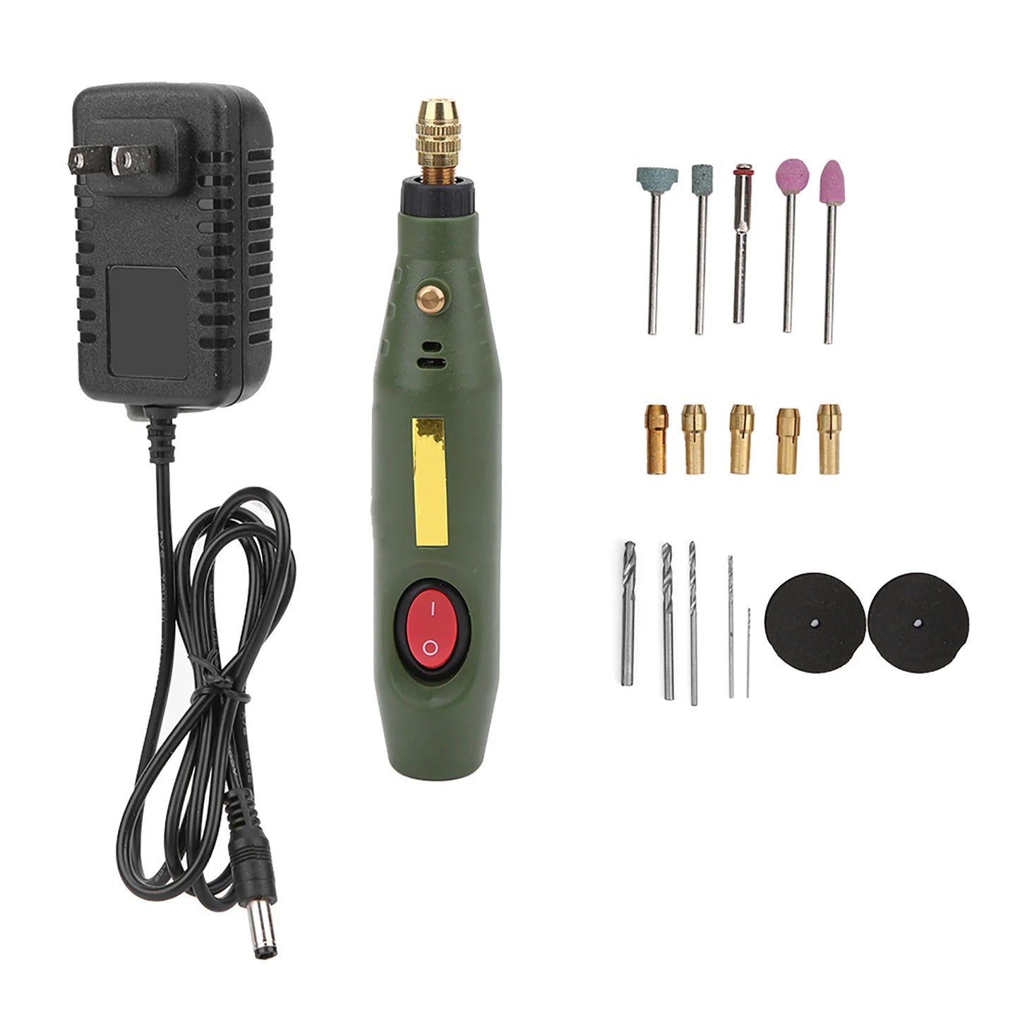 Mini Electric Drill Grinder Engraver Rotary Carver Tool Agate Wood