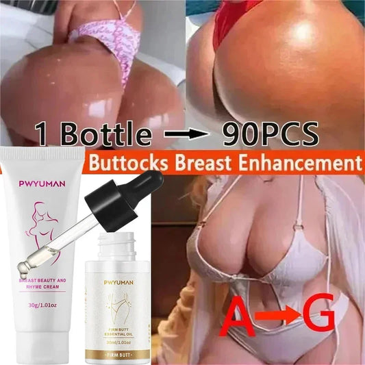 Breast Enlargement Cream Butt Lift Up Firm Essential Oil Big Ass Enhance Butt Breast Plump Growth Tighten Shaping Sexy Body Care Peaceful Pleasures Health and Wellness