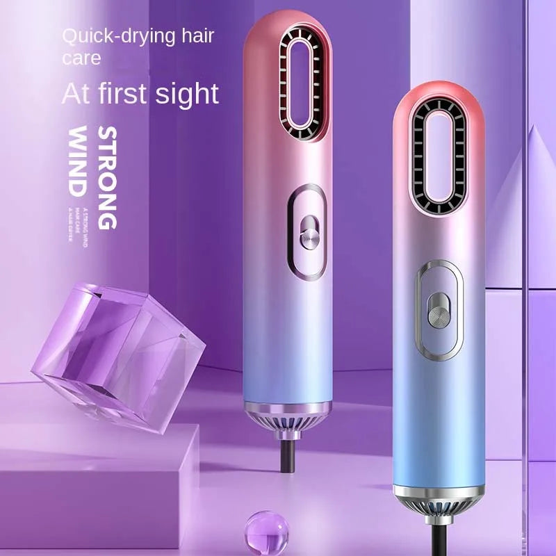 High Power Small Hair Dryer Professional Salon Equipment NTC Multi Functional Portable Mini Hair Dryer with 3 Nozzles Peaceful Pleasures Health and Wellness