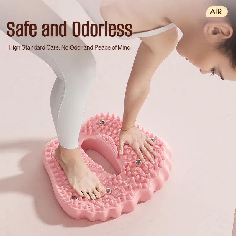 Large Household Inflatable Foot Massager Anti-slip Magnet Stone Stepper Pad Pressure Points in Situ Sports Fitness Equipment Peaceful Pleasures Health and Wellness