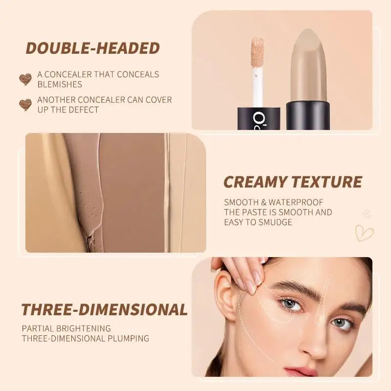 OCHEAL Double-Ended Concealer Stick – Waterproof, Long-Lasting