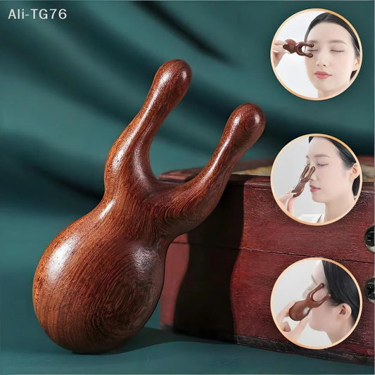 Sandalwood Snail Face Massager – Facial Meridian Tool Facial Massage Tool Peaceful Pleasures Health and Wellness