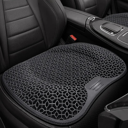 Honeycomb Gel Seat Cushion Breathable Ergonomic Chair Pad Car Office Peaceful Pleasures Health and Wellness