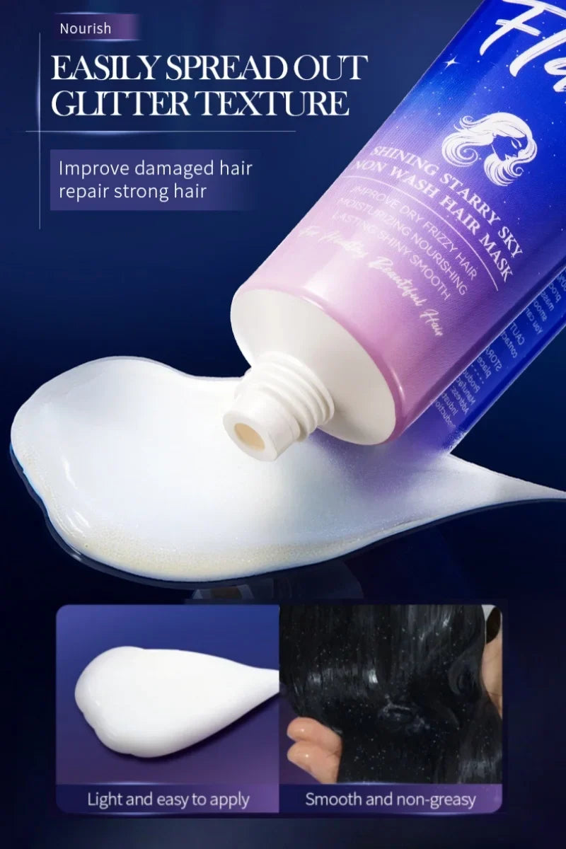 SADOER Starry Sky Leave-In Hair Mask 80g | Deep Moisture