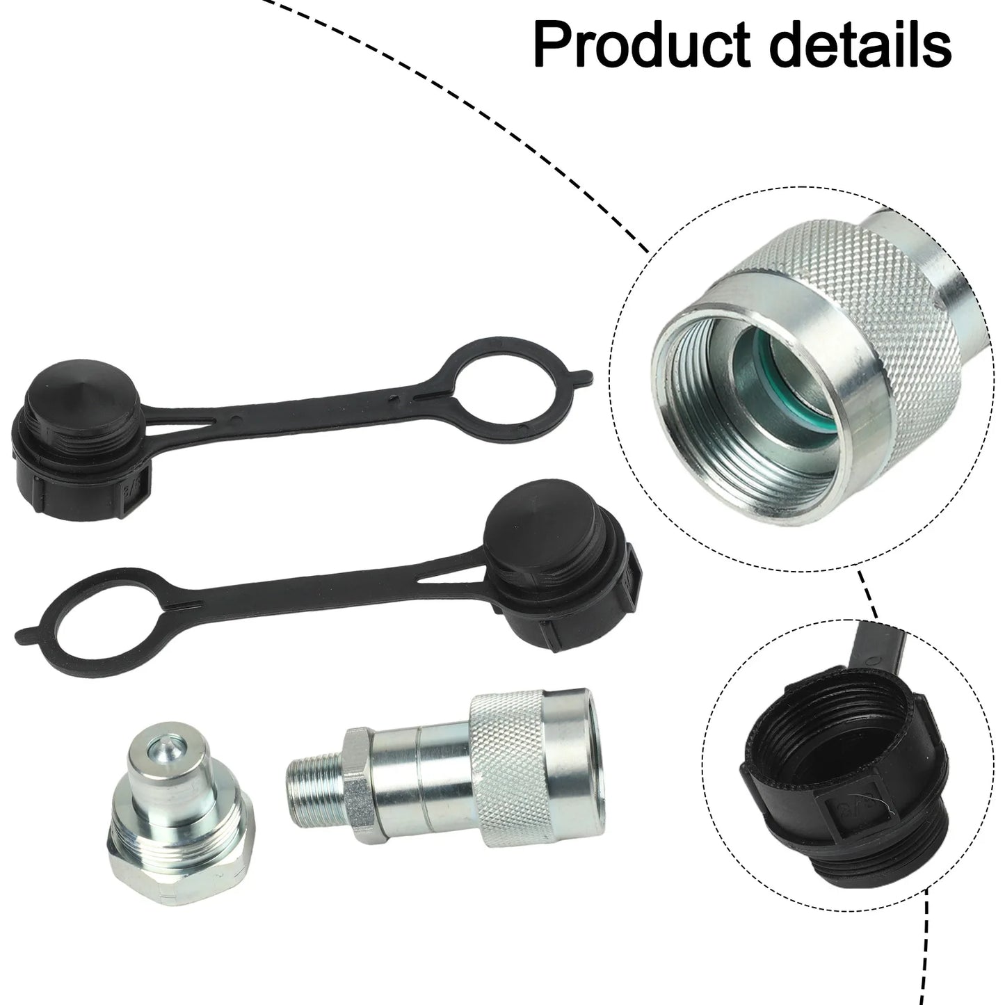 NPT 3 Hydraulic Quick Coupler Intended Jacks Cylinders Rams Built