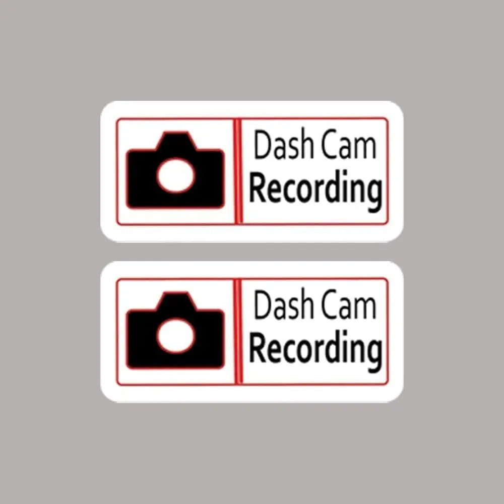 2pcs 4inch Recording in Progress Sticker Waterproof Vinyl Decal for Car, Home & Office Peaceful Pleasures Health and Wellness Default Title