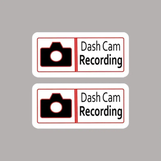 2pcs 4inch Recording in Progress Sticker Waterproof Vinyl Decal for Car, Home & Office Peaceful Pleasures Health and Wellness Default Title