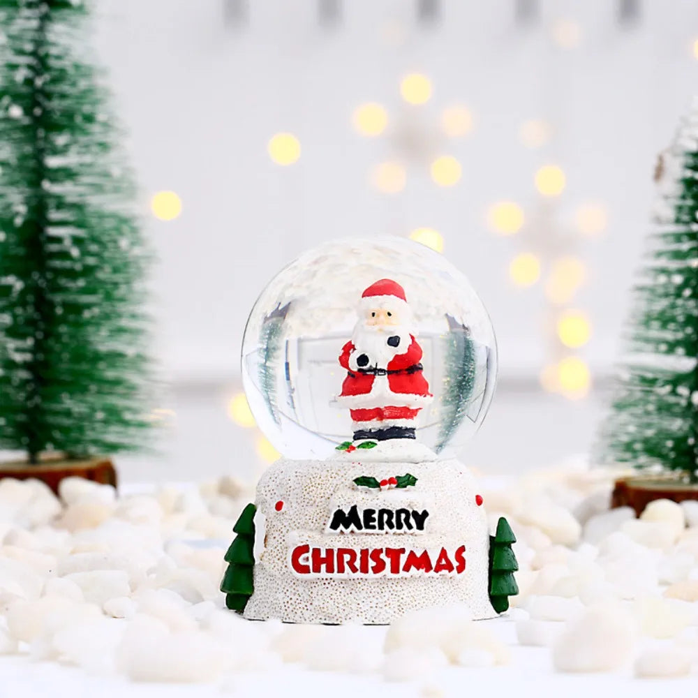 Christmas Luminous Crystal Ball Ornament | Resin Holiday Gift