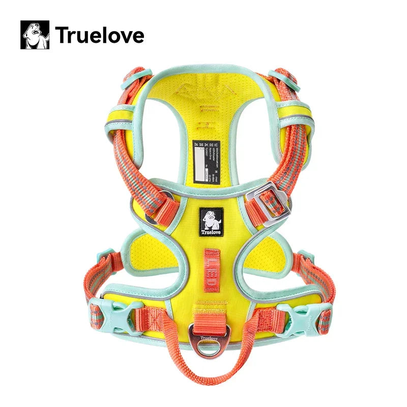 Truelove New Pet Harness Premium Anti Pull Reflective Light Up Nylon Breathable Adjustable Dog Harness Training Vest TLH5657 Peaceful Pleasures Health and Wellness