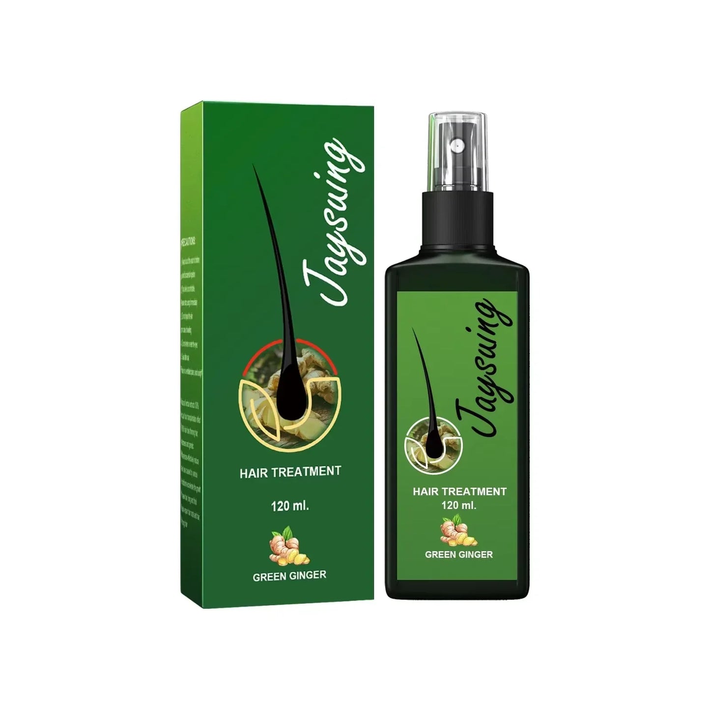 Jaysuing Ginger Hair Growth Spray – Anti Hair Loss Serum