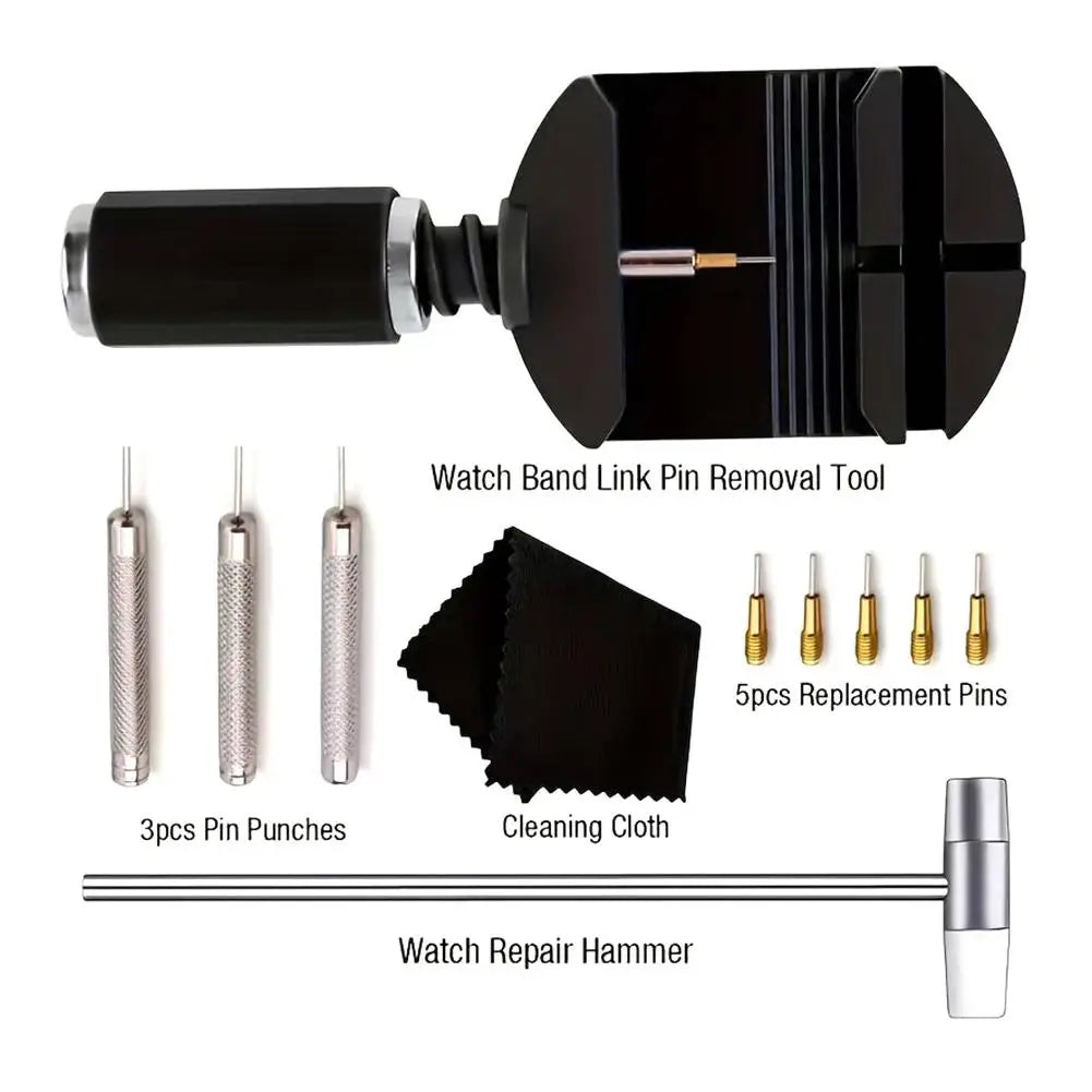 1 Set Watch Link Removal Tool Watch Strap Chain Pin Remover Wristwatch Strap Repair Resizing Tool for Adjustment Replacement Peaceful Pleasures Health and Wellness