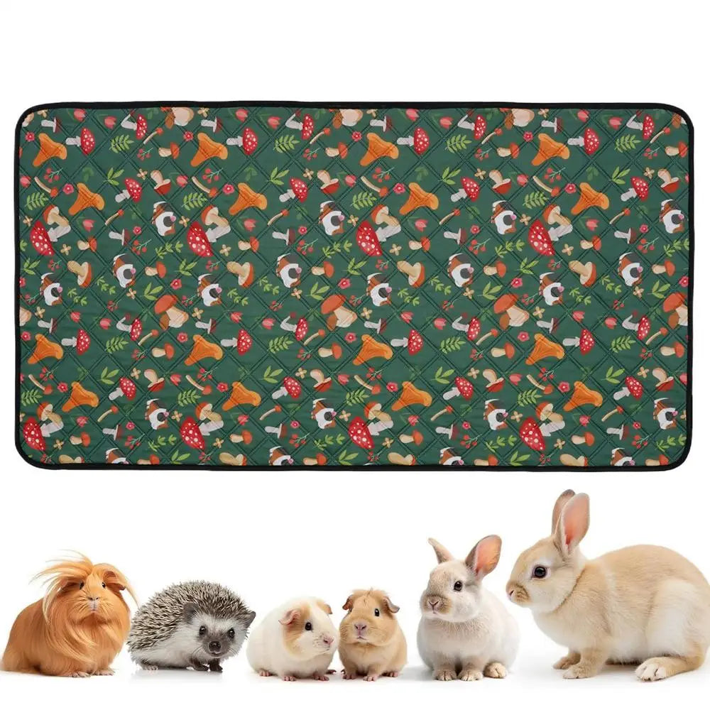 Washable Bunny Floor Mat | Reusable Small Animal Urine Pad