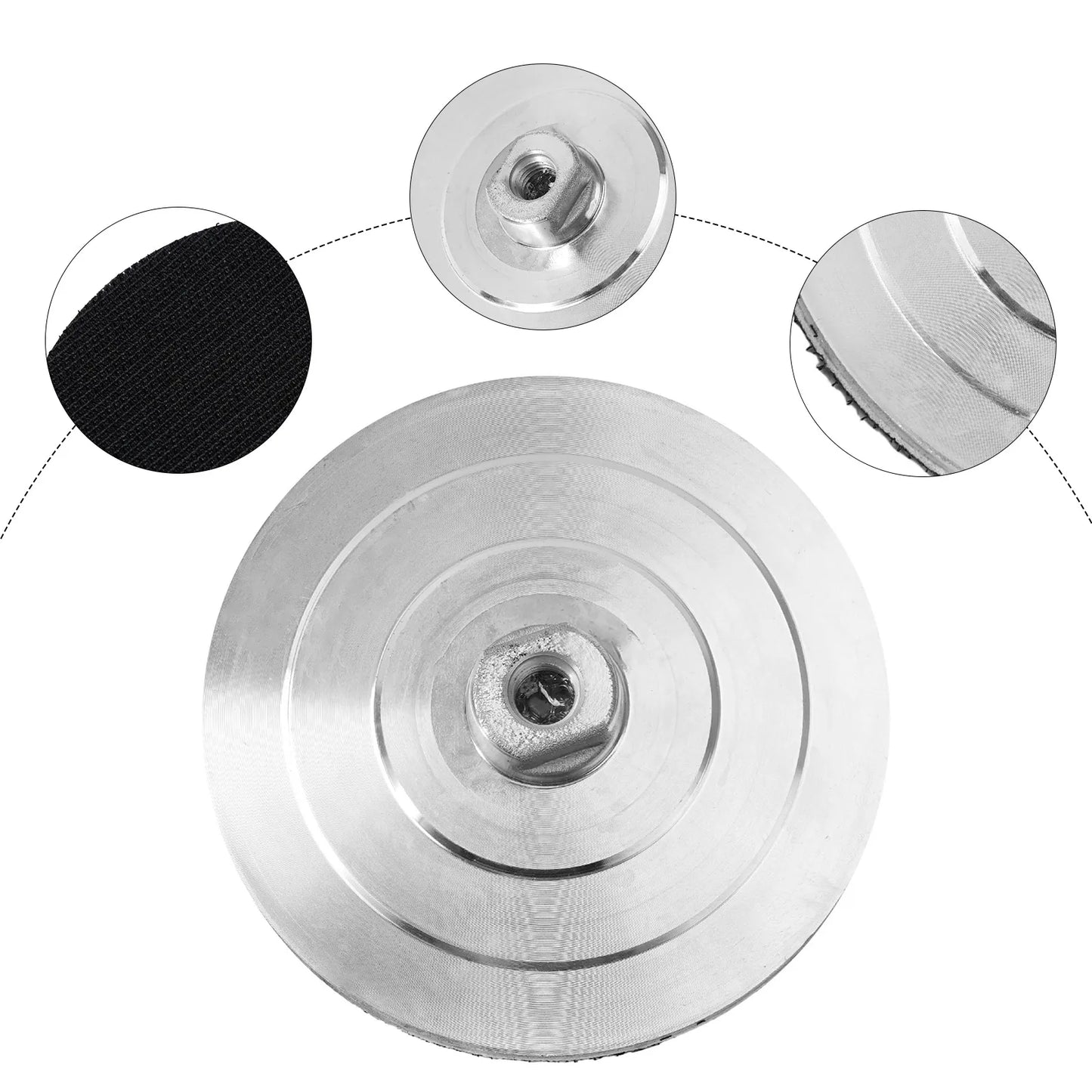 Backer Pad Diamond Polishing Aluminum Base Backing Holder M14 M10