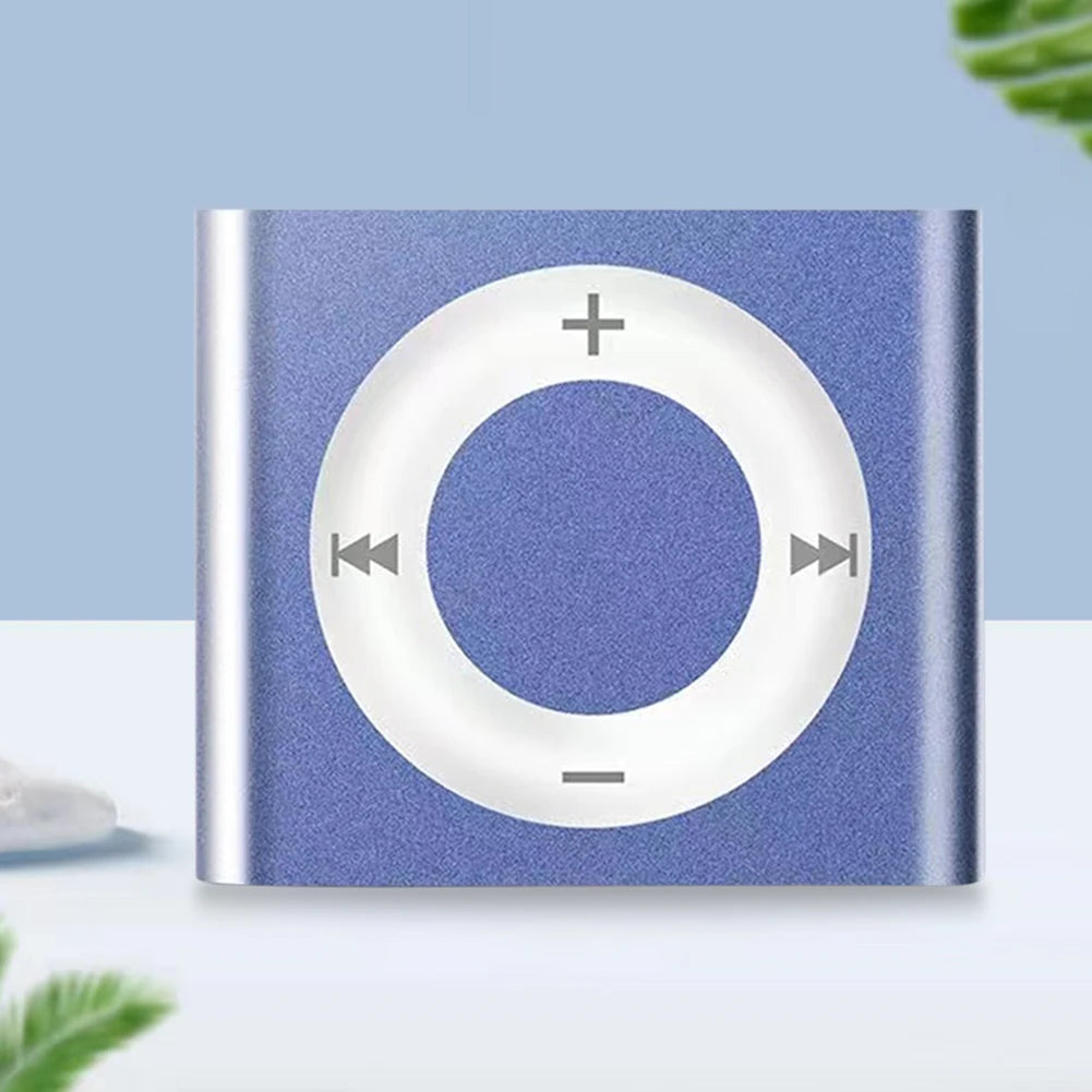 Mini Audio Player Build in Speaker Clip-on Sports Music Player Rechargeable 180mAh with Headphone Support TF Card for Boys Girls Peaceful Pleasures Health and Wellness