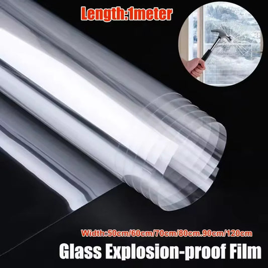 Shatterproof Self-Adhesive Safety Window Film – Clear PET Safety Window Film Oasis Select