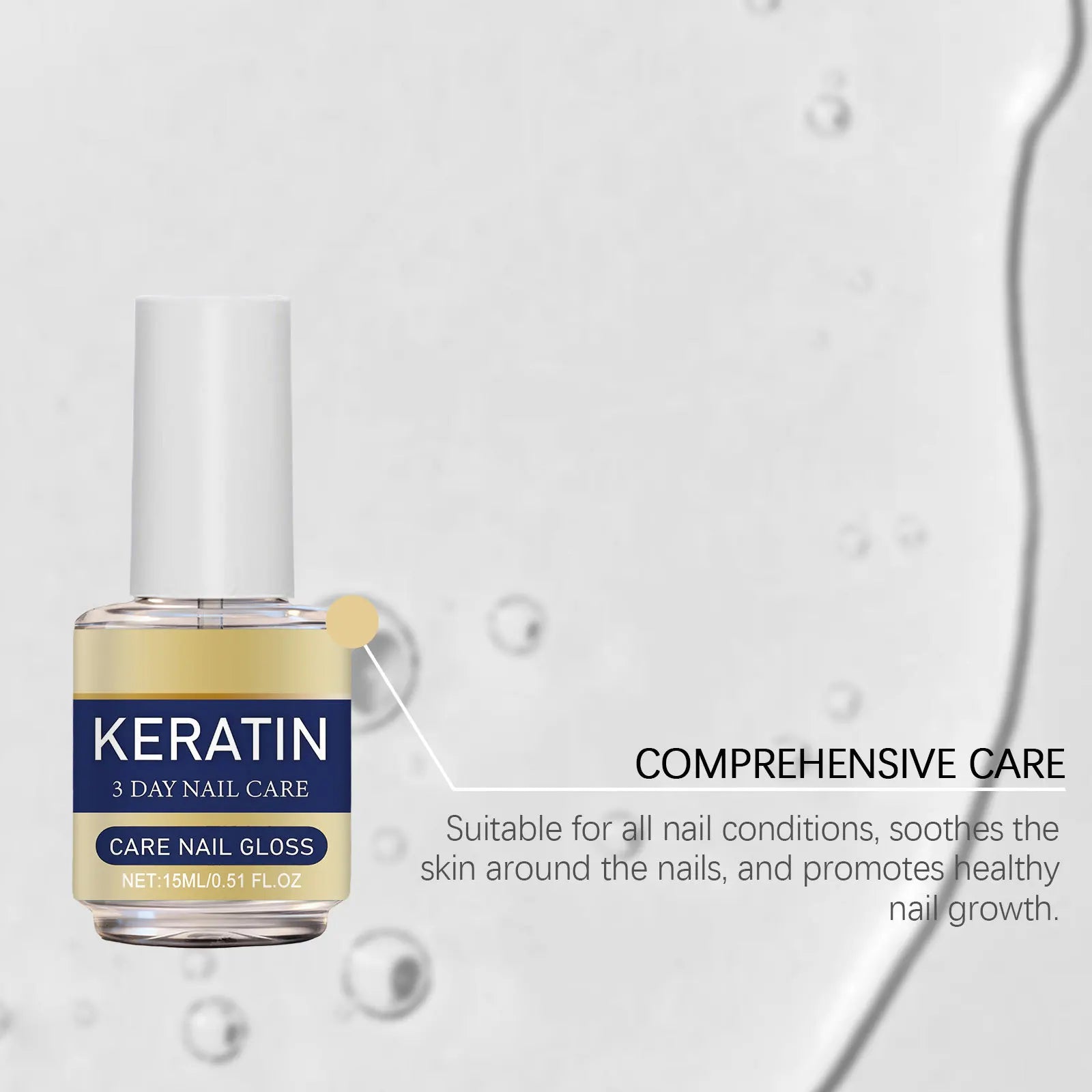Nail Care Oil Keratin Strengthening Repair Brittle Nail Prevent Breakage Plant Nourish Nails Base Professional Nail Strengthener Peaceful Pleasures Health and Wellness