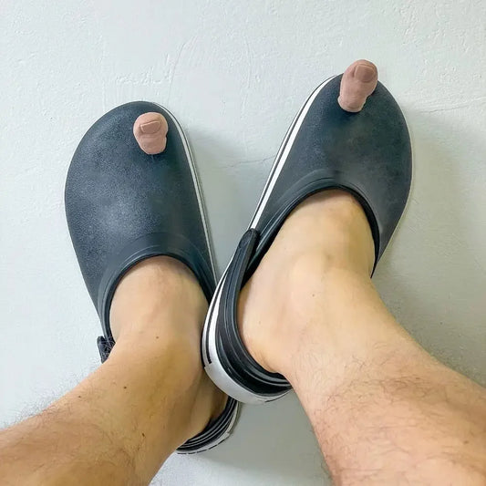 1PC 3D Creative Big Toe Alligator Hanging Shoe Toe Personality Decoration Funny Crocs Decor Creative Shoe Decoration Accessories Peaceful Pleasures Health and Wellness