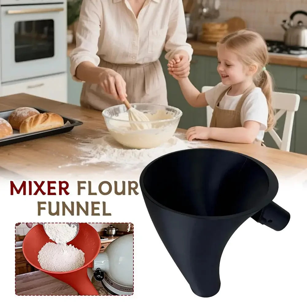 For Artisan Ksm150 5 Enables Guided Pouring Easy Pouring Design Flour Funnel - Prevents Spills & Messes, Kitchen Aid Funnel Tool Peaceful Pleasures Health and Wellness