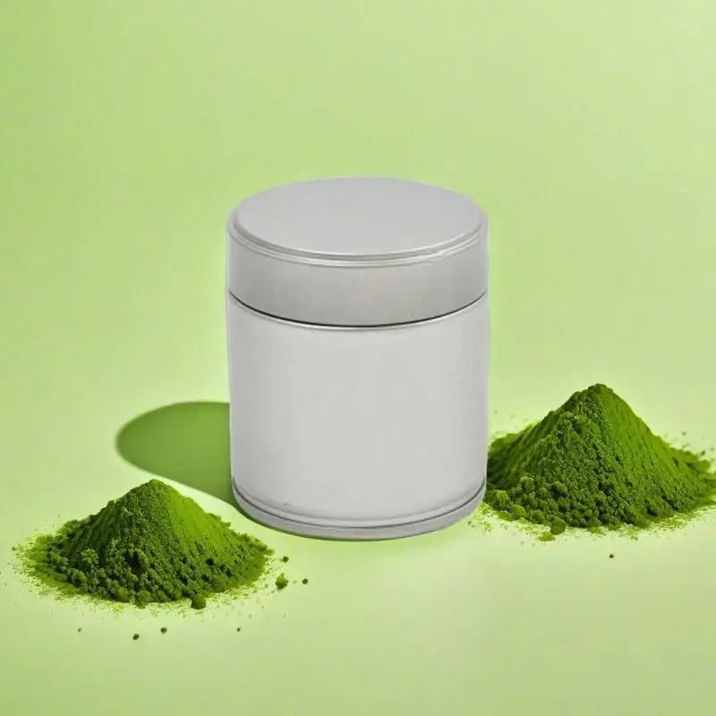 1 Pcs Portable Mini Matcha Powder Can Thick Tinplate Tea Sealed Jar Spice Storage Box Container Box Kitchen Gadgets Household Peaceful Pleasures Health and Wellness
