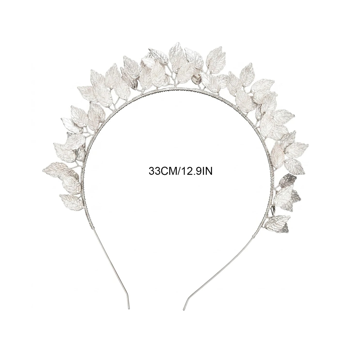 Bridal Hand-made Flower Hairband For Wedding Hairstyle Accessory With Soft-Lining And Durable Alloy Peaceful Pleasures Health and Wellness