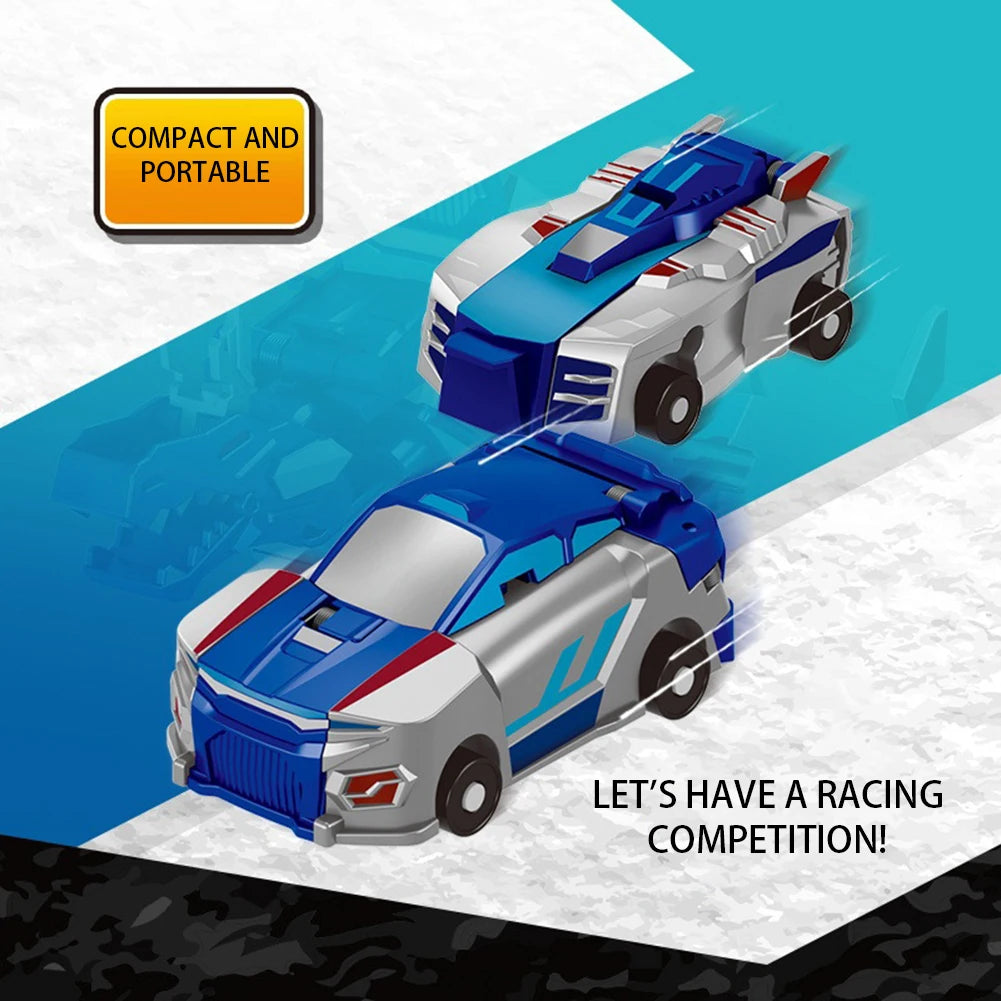 Unicorn Transformer : Magic Transformation Super Combination Car Toy 2 In 1 Kids Magnetic Collision Transforming Car Diy Toy Peaceful Pleasures Health and Wellness