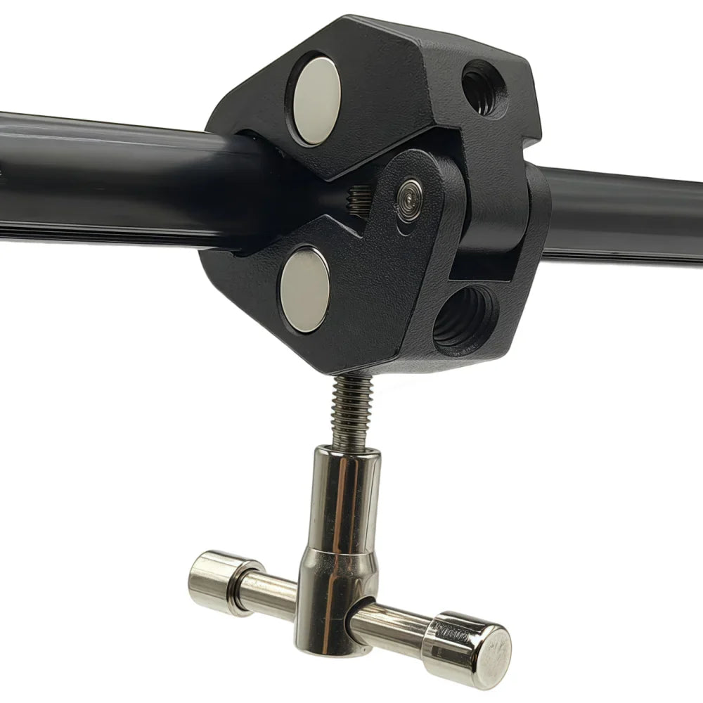 VeFly Aluminum Super Clamp 1/4 3/8 Screw for DSLR Tripod Rig