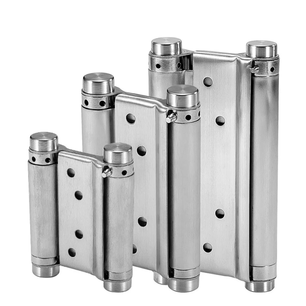 Double Spring Hinge Stainless Steel Two-way Door Automatic Closing