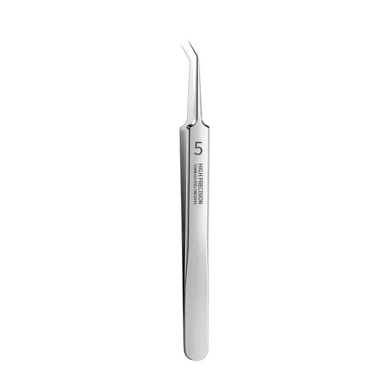 German Ultra-fine No. 5 Cell Pimples Blackhead Clip Tweezers Beauty Salon Scraping Closing Special Artifact Acne Needle Tools Peaceful Pleasures Health and Wellness No.55 B