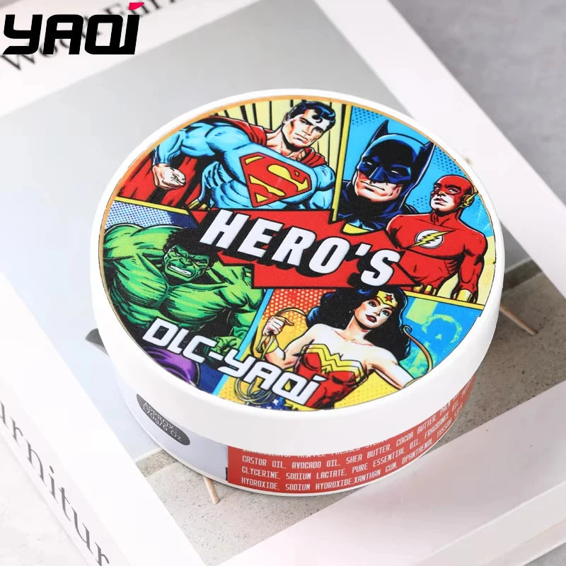 2026 YAQI Flash Sale HERO'S Atisan Shaving Soap for Men 170g Artisanal Lather Softens Beard for Smooth Shave Grooming Essentials Peaceful Pleasures Health and Wellness Default Title
