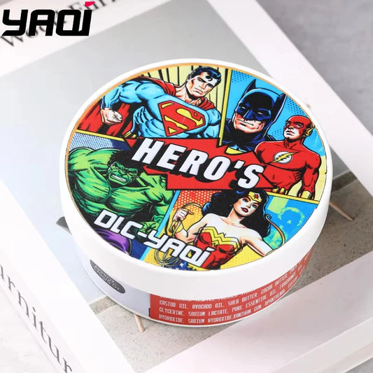 2026 YAQI Flash Sale HERO'S Atisan Shaving Soap for Men 170g Artisanal Lather Softens Beard for Smooth Shave Grooming Essentials Peaceful Pleasures Health and Wellness Default Title