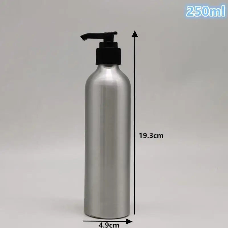 Refillable Foaming Soap Dispenser Portable Rustproof Aluminum Press Bottle Shampoo Shower Bottles Kitchen Bathroom Accessories Peaceful Pleasures Health and Wellness 250ml