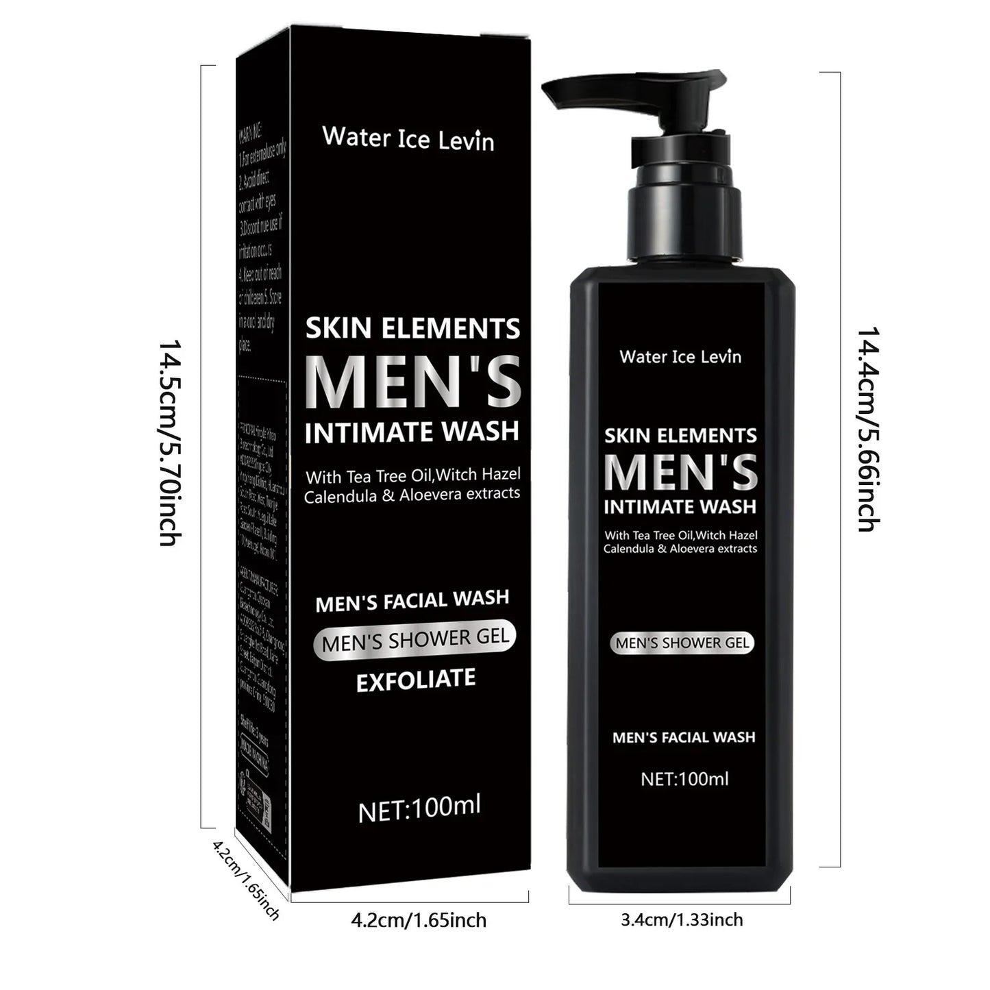 Men's Oily Skin Facial Cleanser – Deep Clean & Pore Shrink 100ml