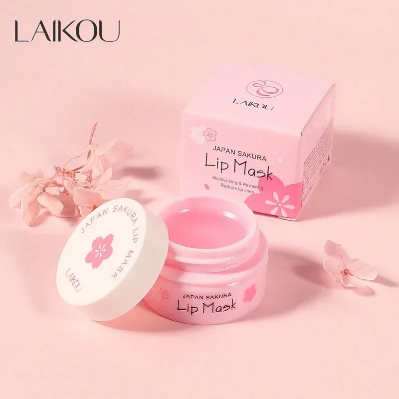 LAIKOU Sakura Overnight Lip Mask 8g – Hydrate & Repair Lips
