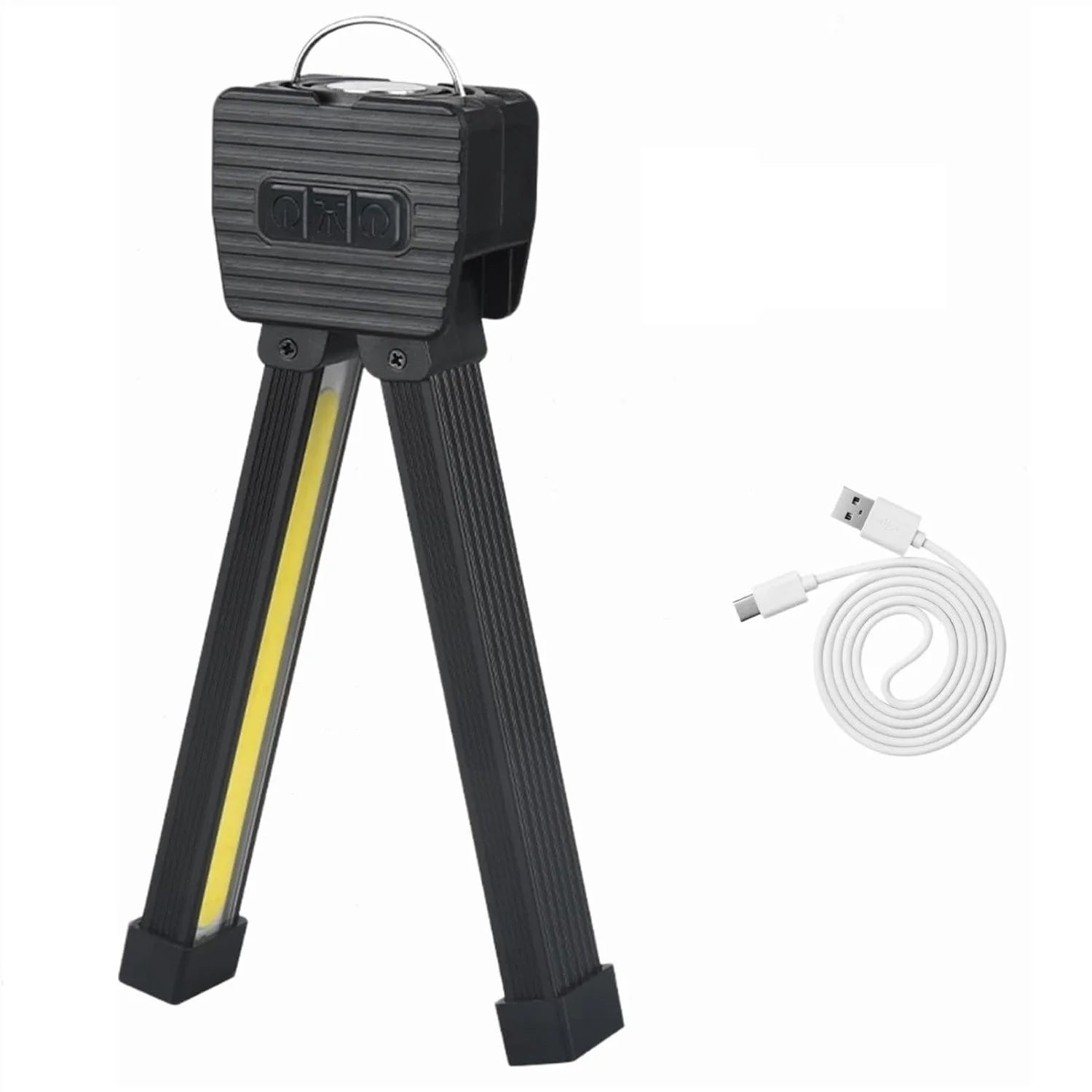 Foldable Gym Lamp for Posing Portable Worklight with Super Magnetic LED Posing Lamp with Hook & 7-grade Dimming USB Rechargeable Peaceful Pleasures Health and Wellness