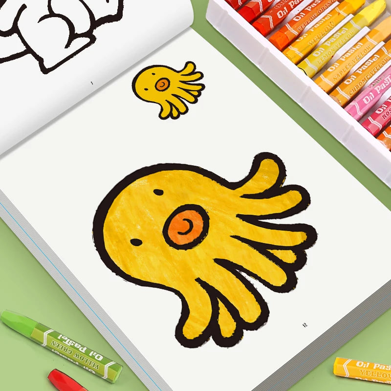 Children's Fun Coloring Book 32 Pages Different Themes Drawing 170